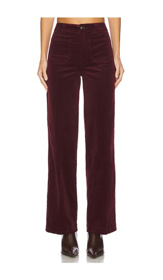 Sasha Pant in Dark Oxblood | Revolve Clothing (Global)