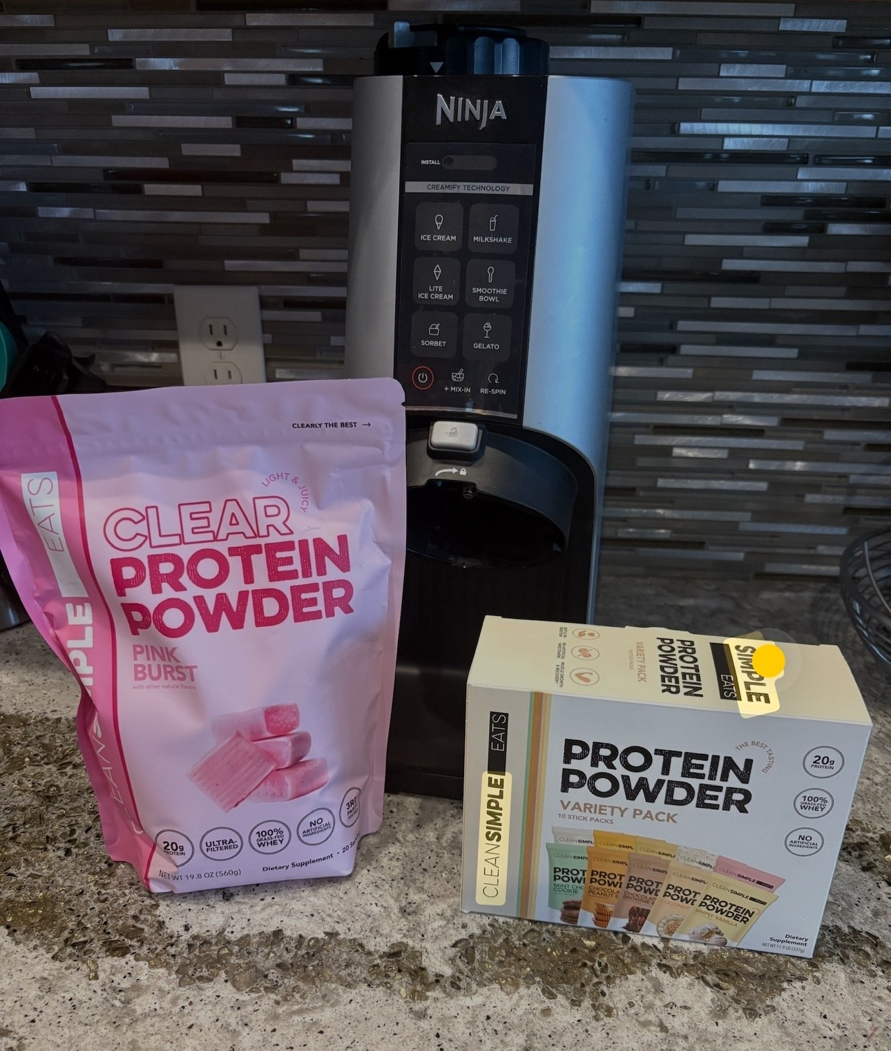 Have you tried Clean Simple Eats protein? The clear protein powder is soooooooo amazing!  My family loves it! And my daughter uses the protein powder for her ninja creami (ON SALE NOW)


#LTKdayinmylife