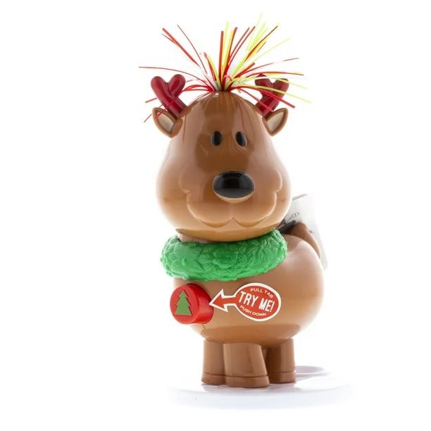 Galerie Brown Reindeer Dispenser with Candy and Sound, .37 ounces | Walmart (US)