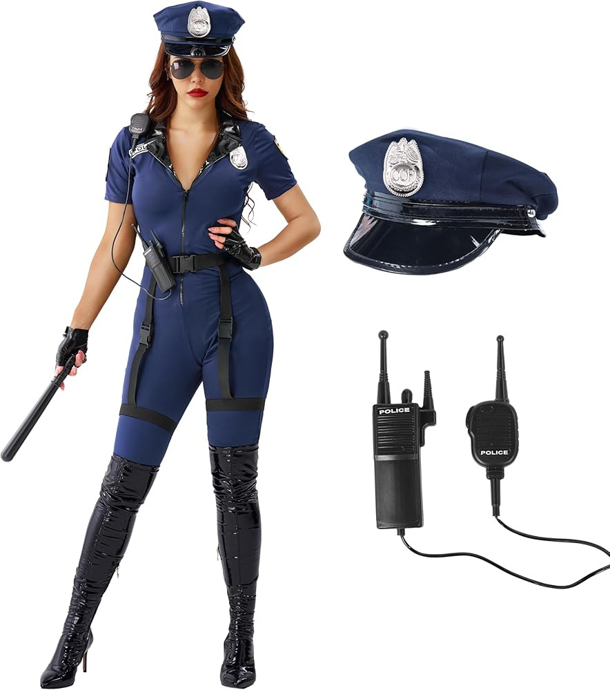 Spooktacular Creations Women Police Costume Set, Adult Cop Halloween Costumes Jumpsuit for Hallow... | Amazon (CA)