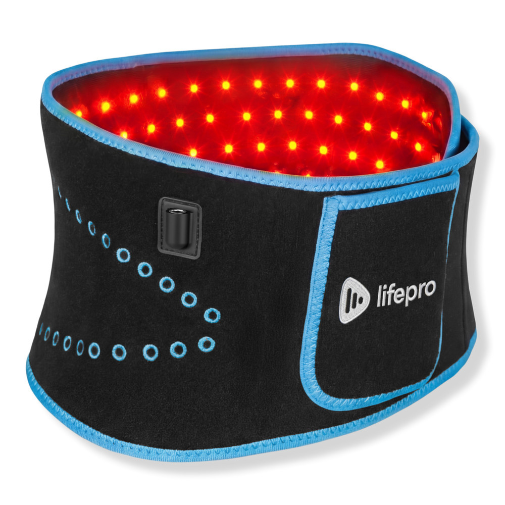 Lifepro Red Light Therapy Belt - Black with Blue Trim | Ulta