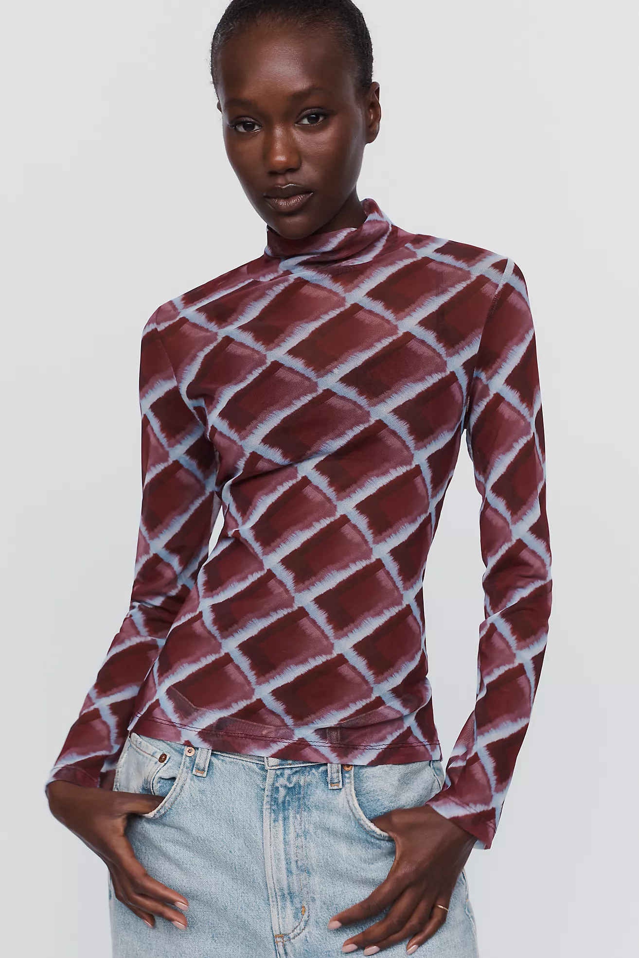 ALIGNE Phoenix Mock Neck Top | Anthropologie (US)