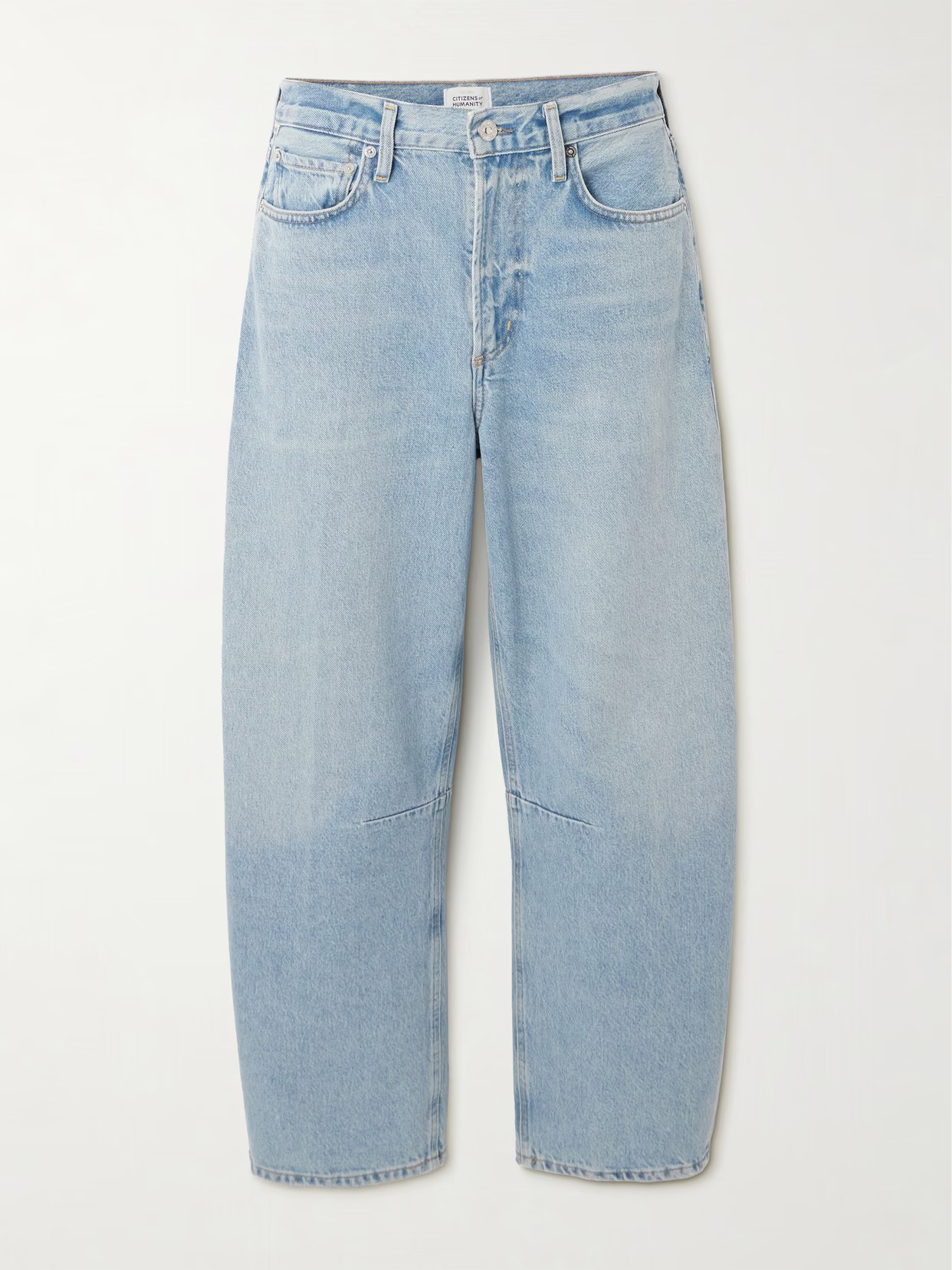 Citizens of Humanity - Miro Mid-rise Barrel-leg Recycled Jeans - Blue | NET-A-PORTER (US)