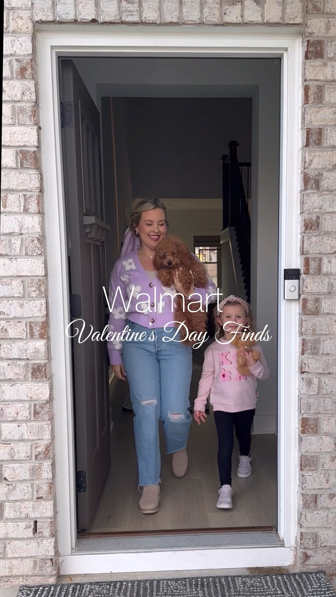 Walmart Valentine’s Day finds. Valentine’s Day sweater. Sweater dress 