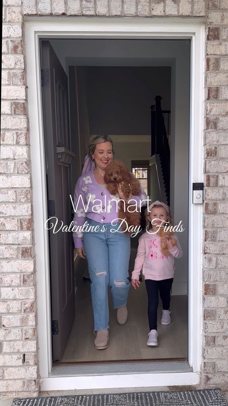Walmart Valentine’s Day finds. Valentine’s Day sweater. Sweater dress 