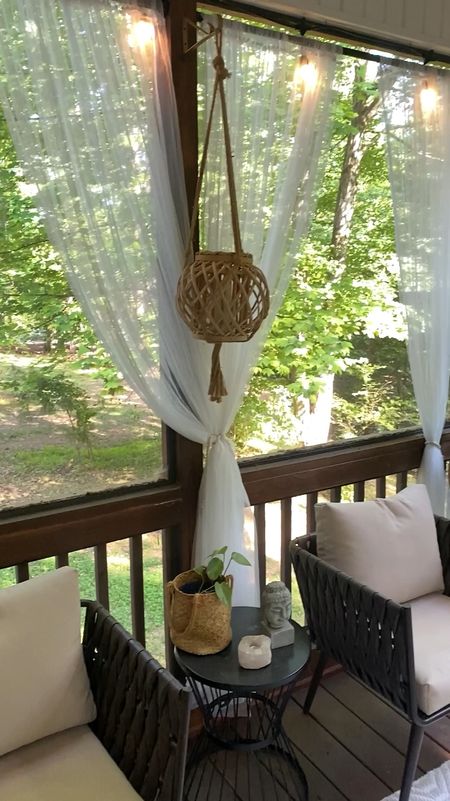 Getting my outdoor space ready for the warmer weather! Loving my boho screened in porch patio space, it’s so simple yet peaceful!

Outdoor decor | patio refresh | screened in porch | boho decor | summer vibes 

#LTKSaleAlert #LTKSeasonal #LTKHome