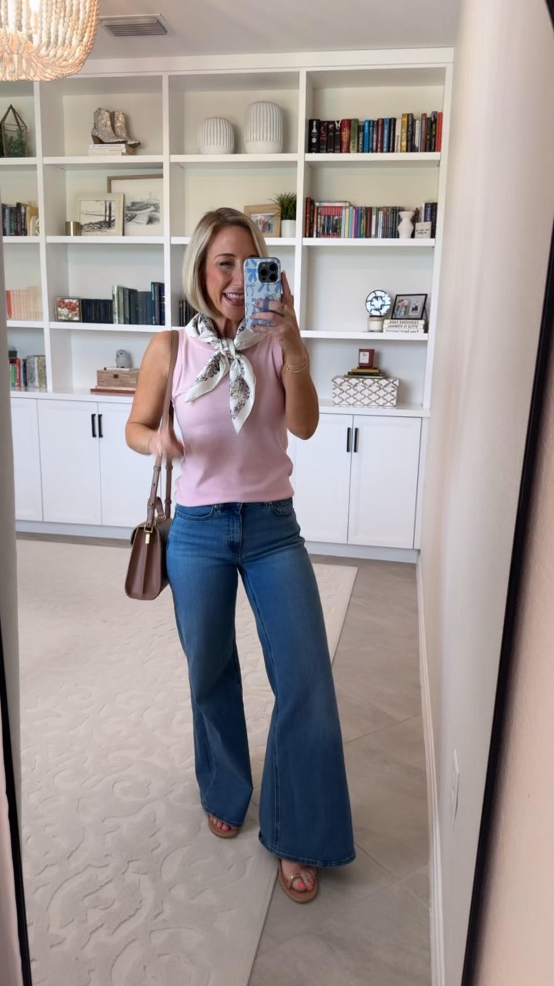 Amazon - summer sweaters styled 3 ways each. Sleeveless Crew Neck Lightweight Sweater - size Small. 9 colors. * Bella Stretch Palazzo Jeans - Size: 25. Color: Seaside Blue (3 colors).

 

#LTKSeasonal #LTKOver40 #LTKSaleAlert