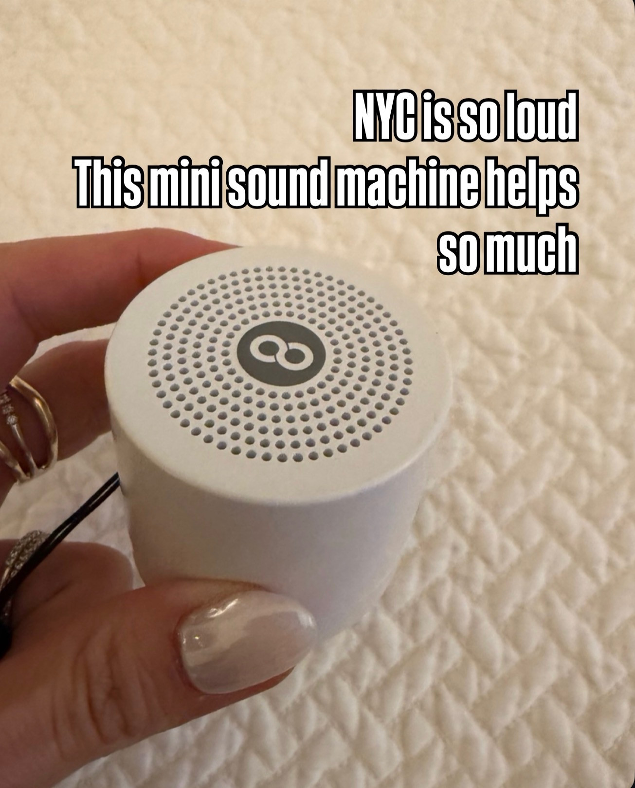 Mini sound machine sleep must haves relaxation mom approved find Annabrstyle 

#LTKselfcare #LTKOver40 #LTKdayinmylife