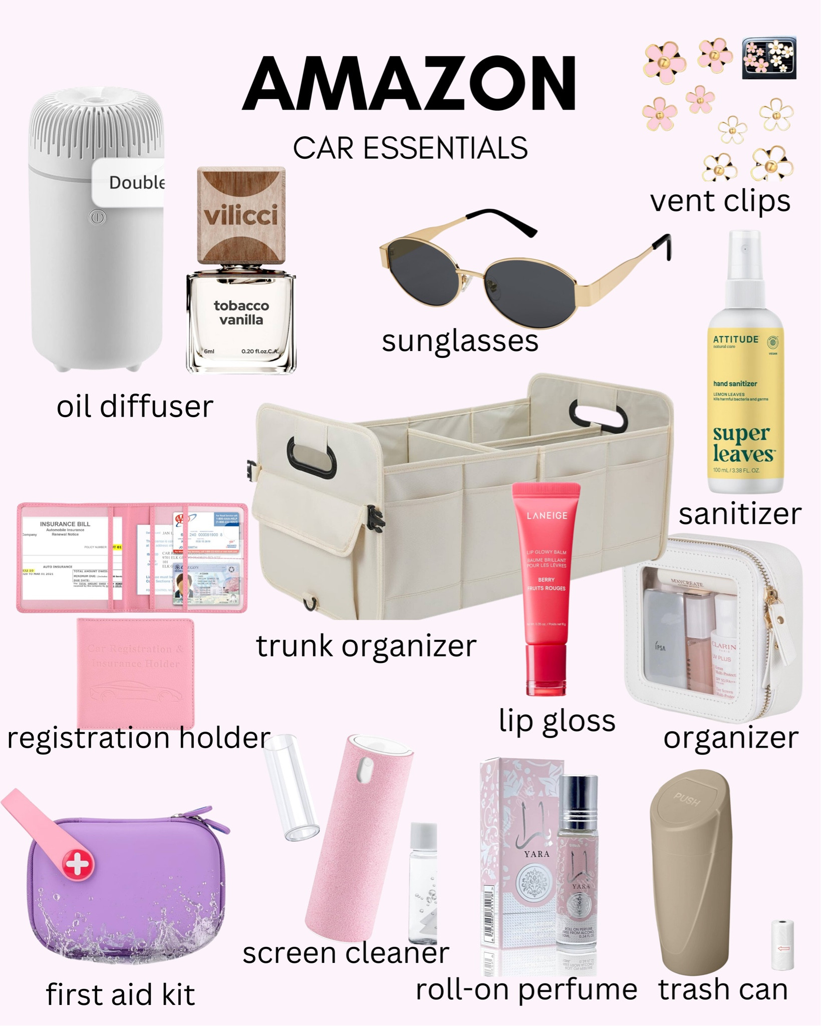 Amazon car must must haves! 

#LTKtravel #LTKcanada #LTKbeauty