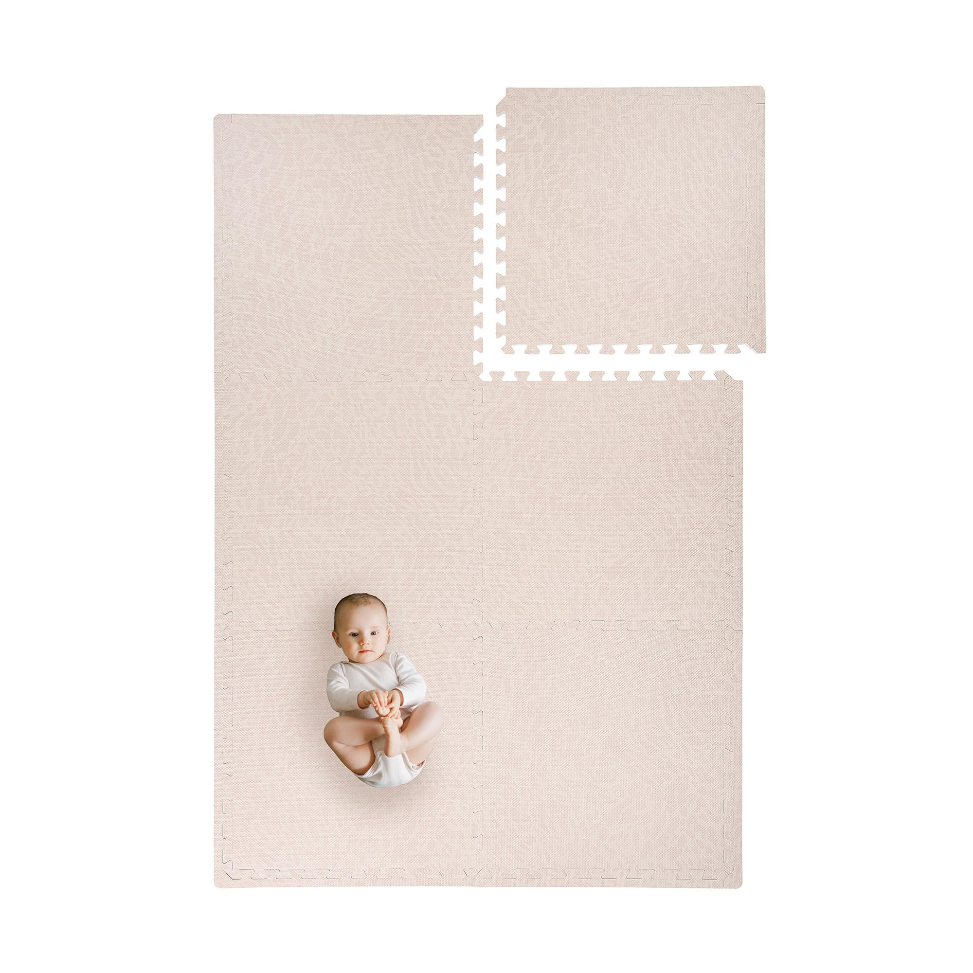 Toddlekind Playmat - Premium Foam Playmat, 4 x 6 feet, 6 Tile Extra Thick Foam Floor Puzzle Mat f... | Amazon (US)