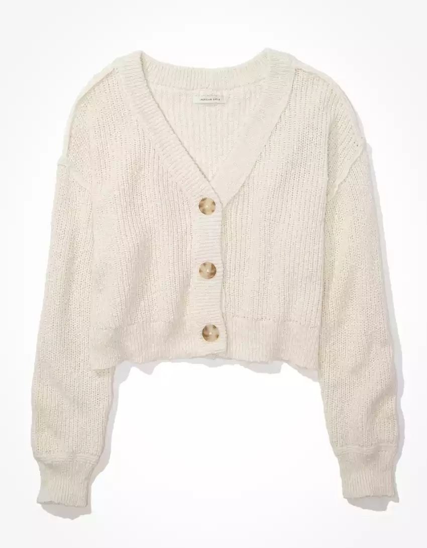AE Cropped Cardigan | American Eagle Outfitters (US & CA)