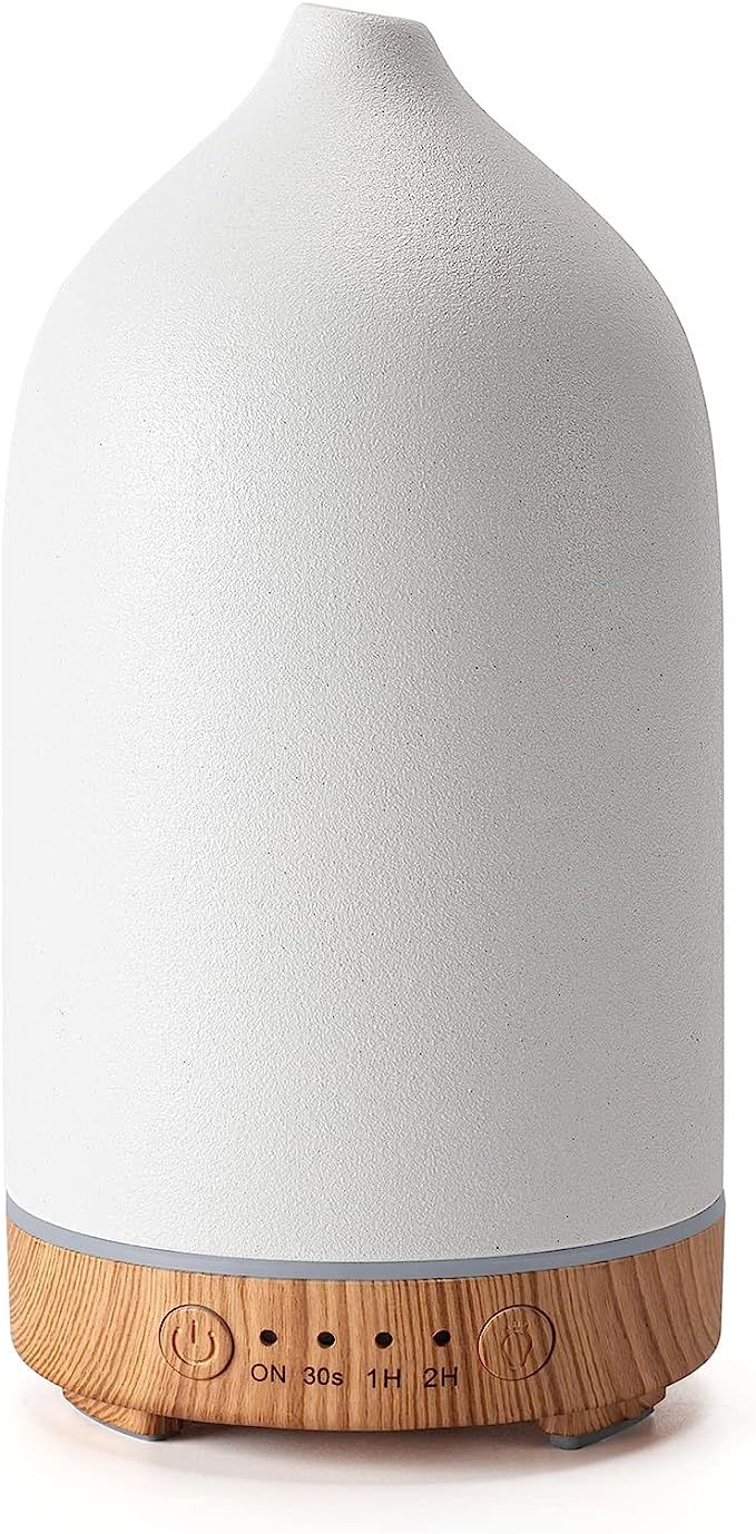 Gooamp 100ML Ceramic Diffuser,Aromatherapy Diffuser,Essential Oil Diffuser with 7 Color Lights Au... | Amazon (US)