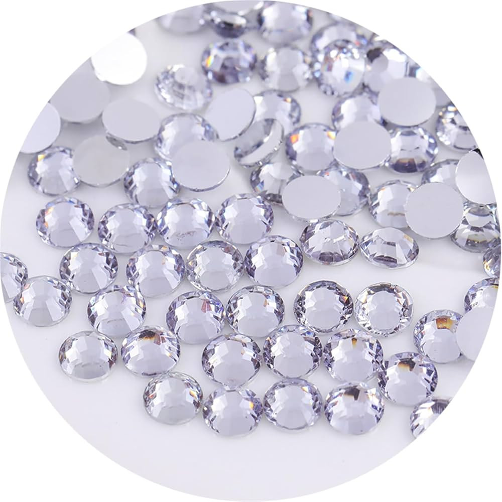 720 Pcs SS30 6mm Flatback Rhinestones for Nails Art Crafts Glitter Round Gems Crystals DIY Clothe... | Amazon (US)
