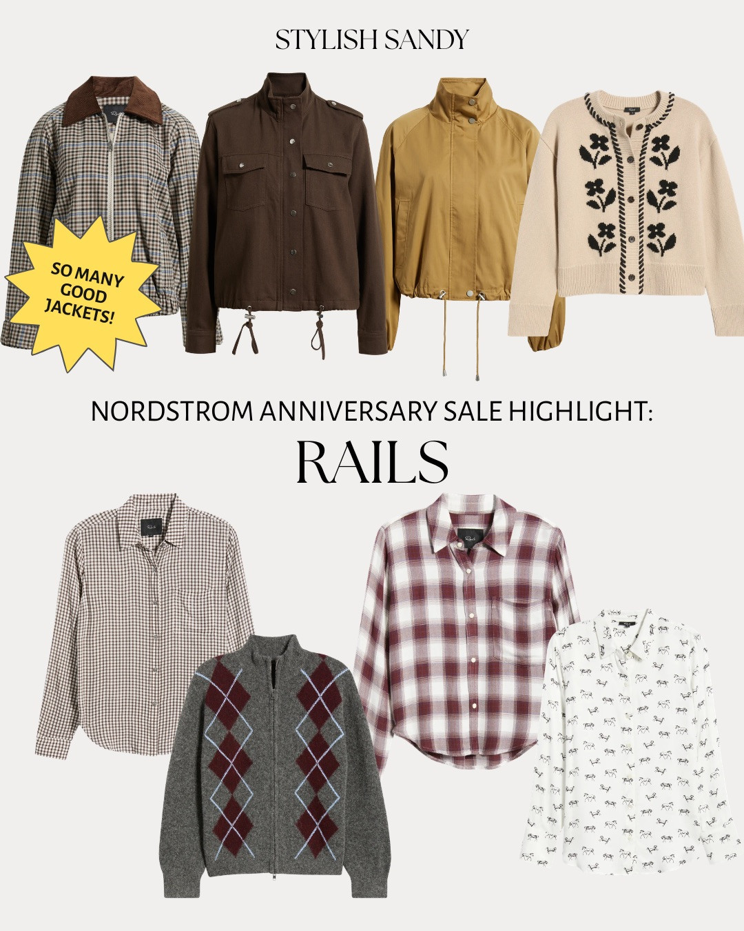 Nordstrom Anniversary Sale Highlight: RAILS! Affordable tops, jackets, and more.  

 #LTKootd #LTKSeasonal #LTKSaleAlert