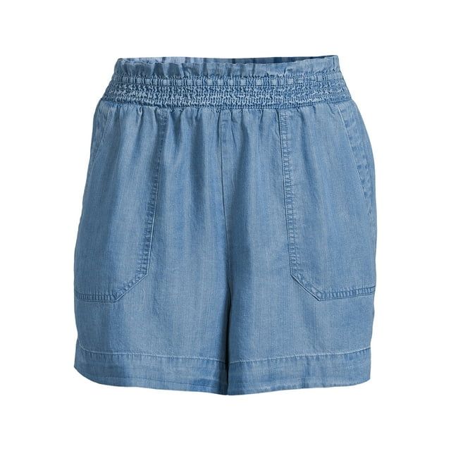 Time and Tru Women's Pull-On Short, Sizes XS-XXXL (Women's and Women's Plus) - Walmart.com | Walmart (US)