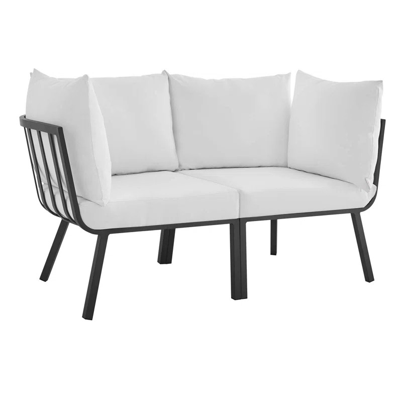 Montclaire 59'' Wide Outdoor Patio Sectional with Cushions | Wayfair North America