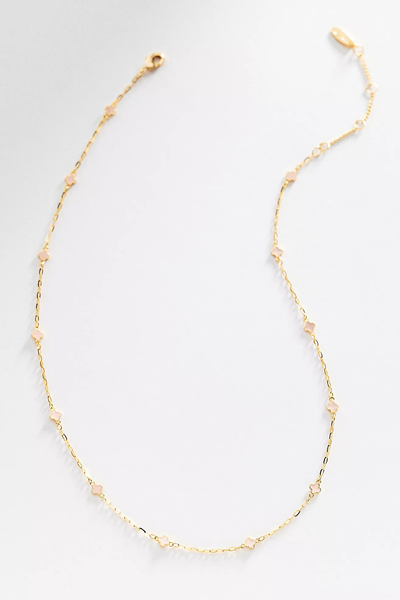 Tiny Clover Chain Necklace | Anthropologie (US)