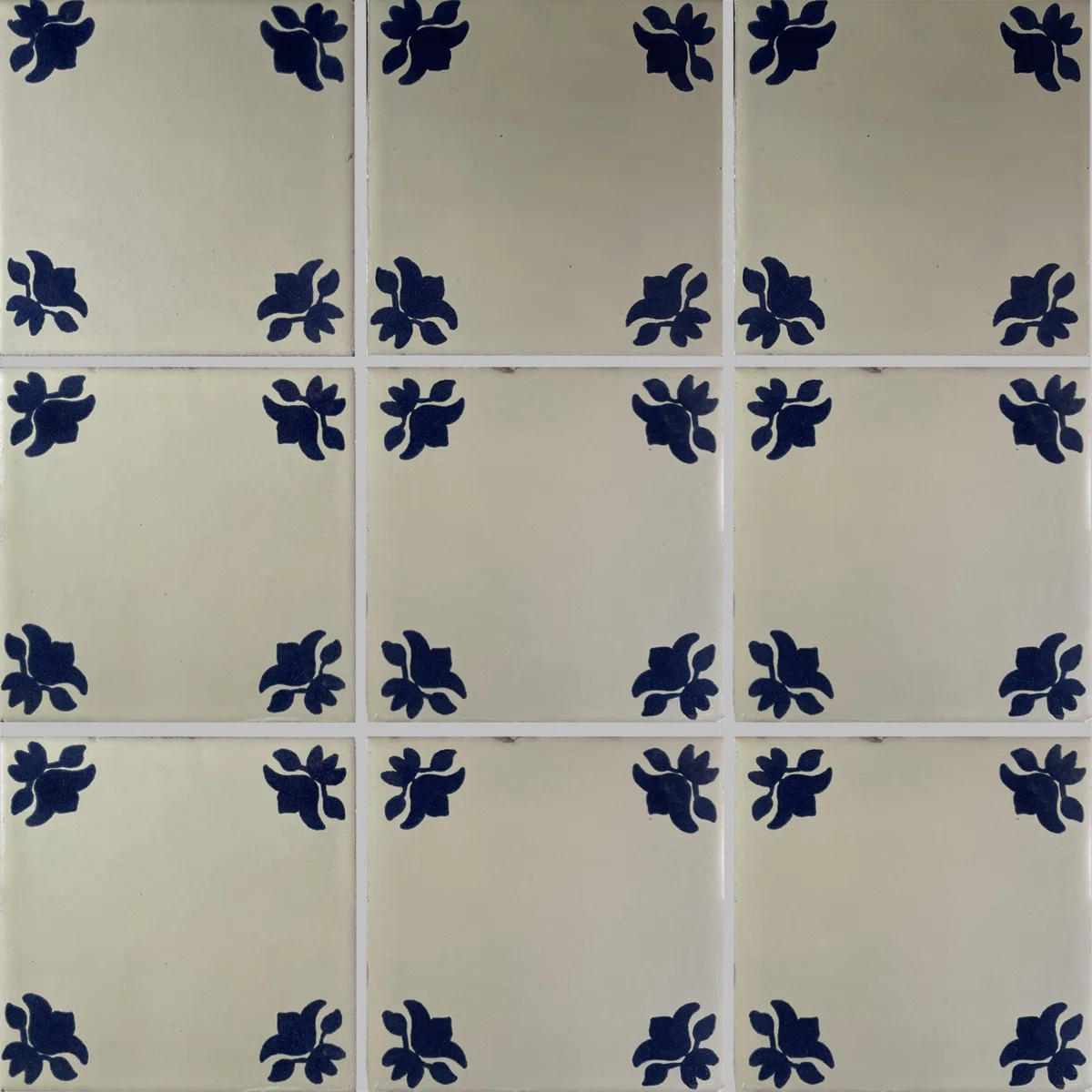 4.2" x 4.2" 9pcs TalaMex Milena Mexican Clay Tile Handmade Talavera Backsplash Mosaic (Set of 9) | Wayfair North America