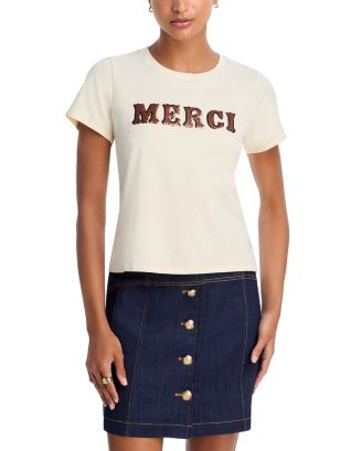 Merci Shrunken Tee | Bloomingdale's (US)
