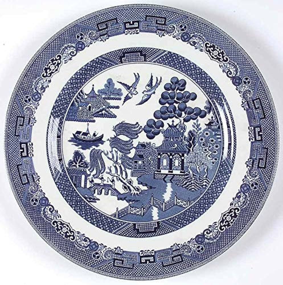 Johnson Brothers Willow Blue 11" Dinner Plates - Set of 6 | Amazon (US)