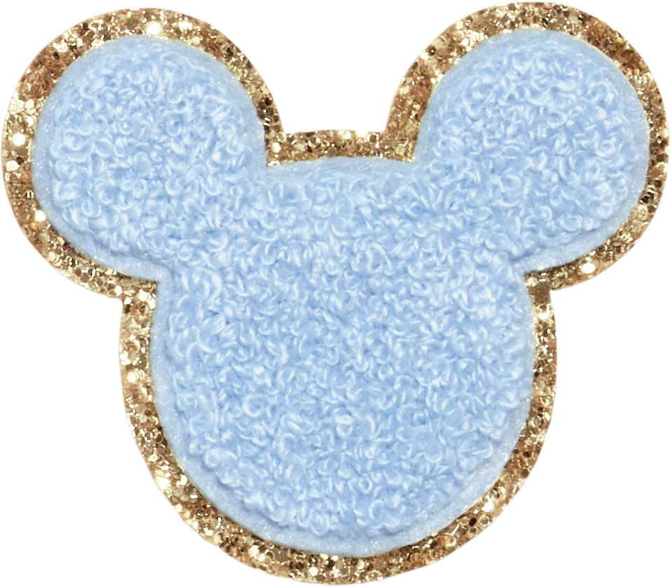 Periwinkle Disney Mickey Mouse Glitter Patch | Stoney Clover Lane