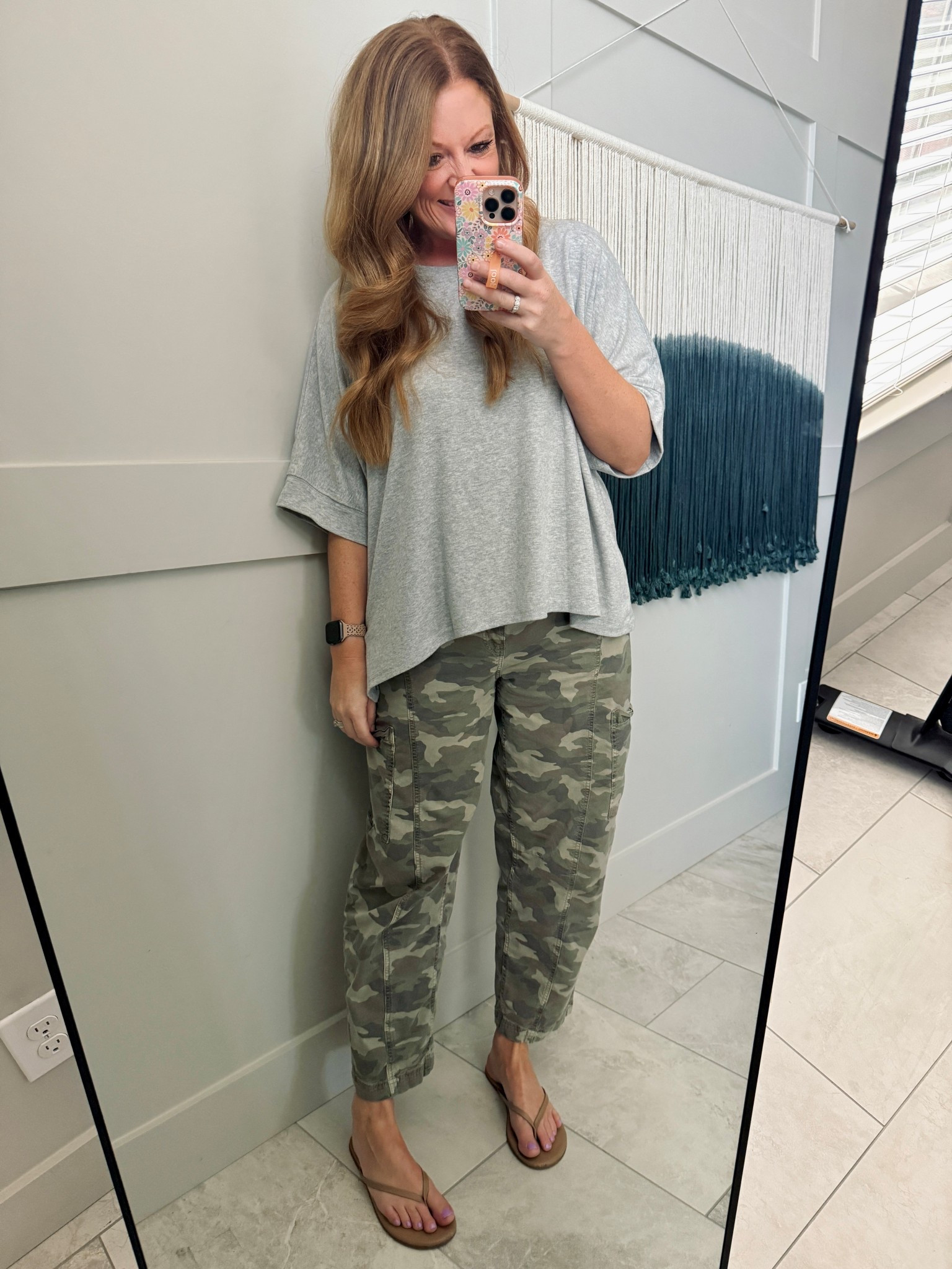 Still wearing these camo pants on repeat. They are perfect to wear when I don't feel like wearing shorts because they are light, thin, stretchy, and loose!

Amazon shirt: sized up one for length
Pants: regular size but they run a little big

#LTKOver40