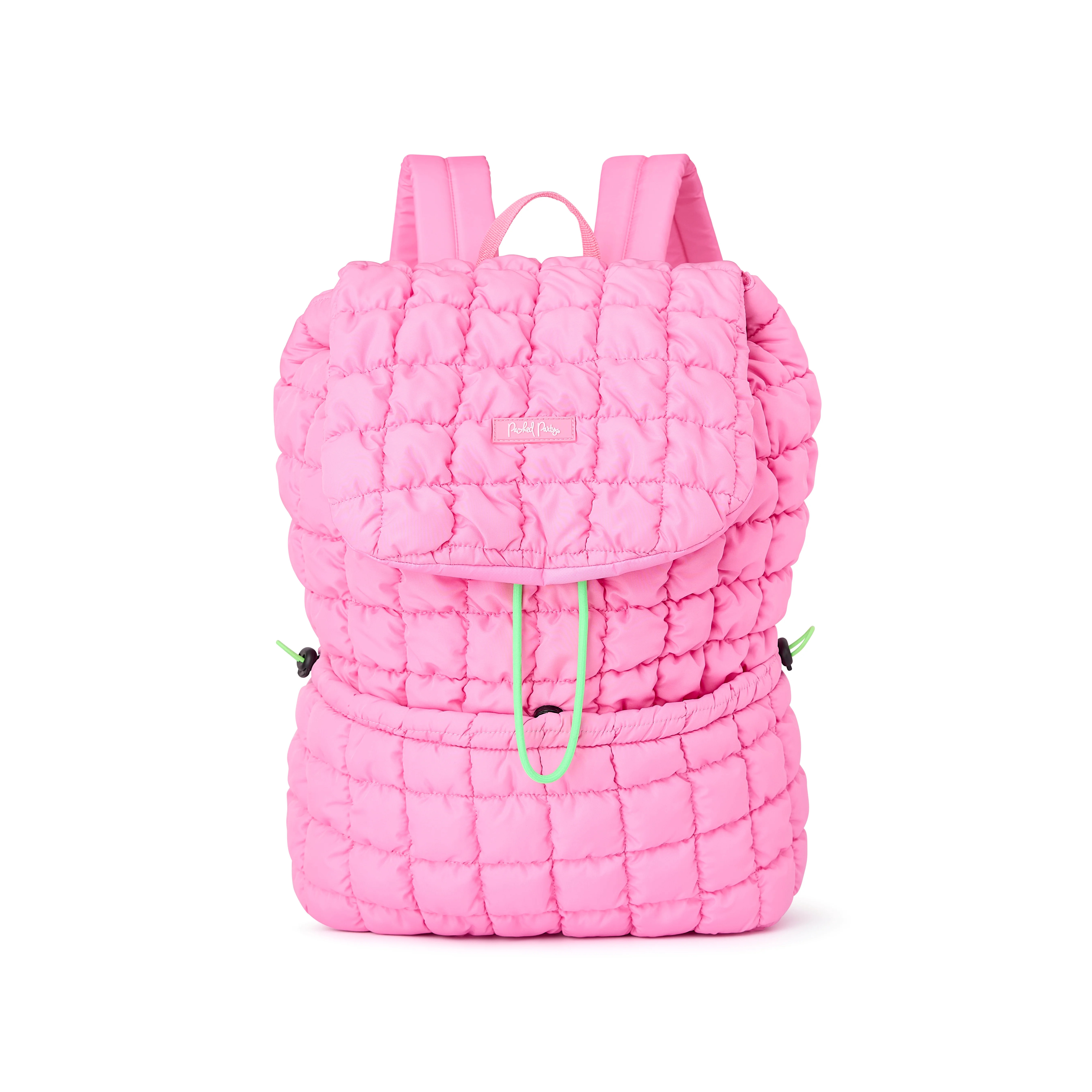 Packed Party Pop of Pink Quilted Backpack | Walmart (US)