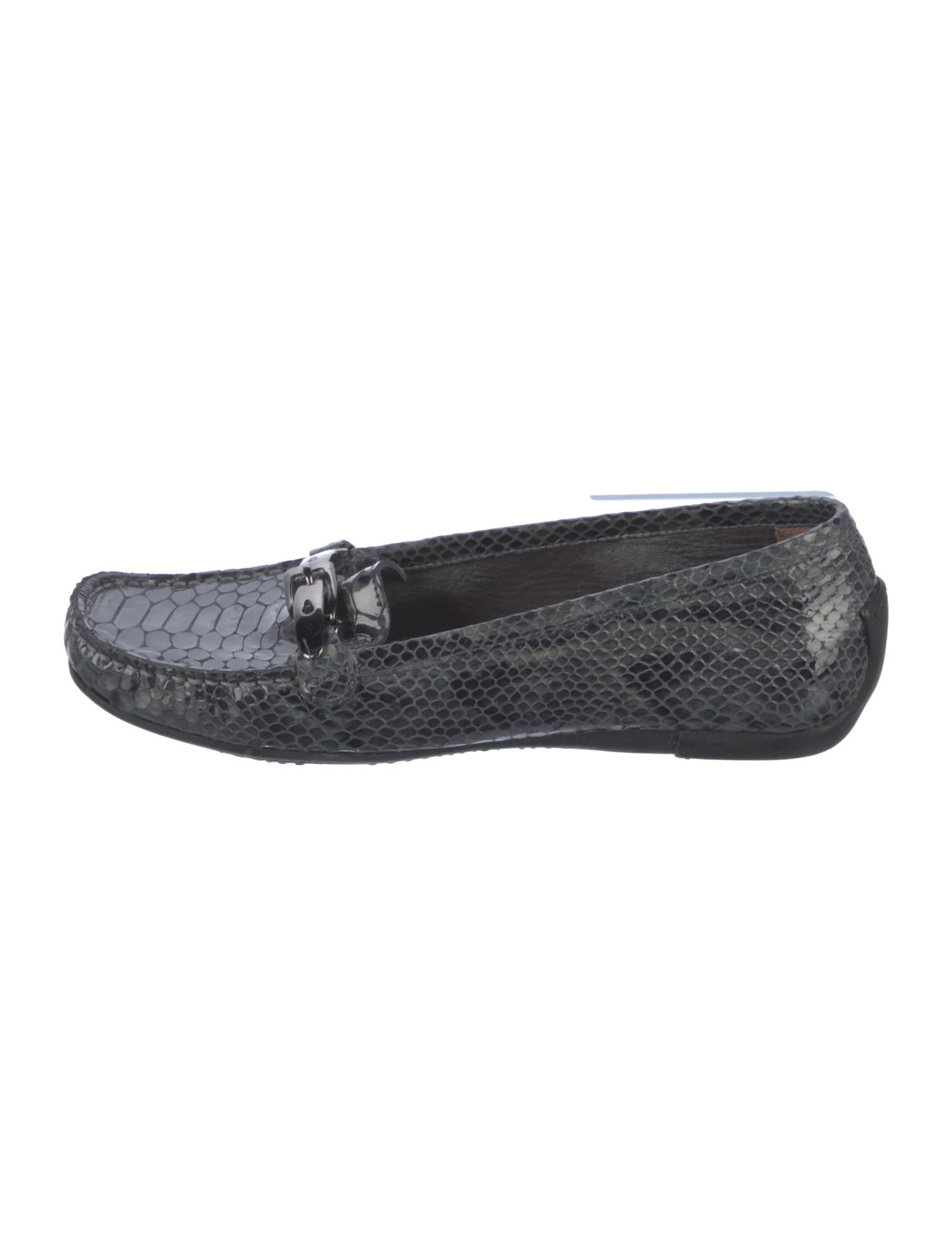 Patent Leather Animal Print Loafers | The RealReal