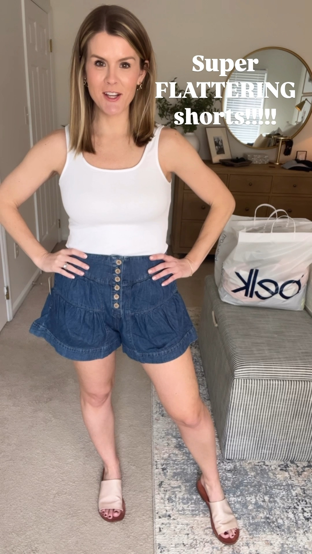 Free People makes the most flattering pair of shorts! So cute and flattering on upper thighs! 

#LTKWatchNow #LTKOver40