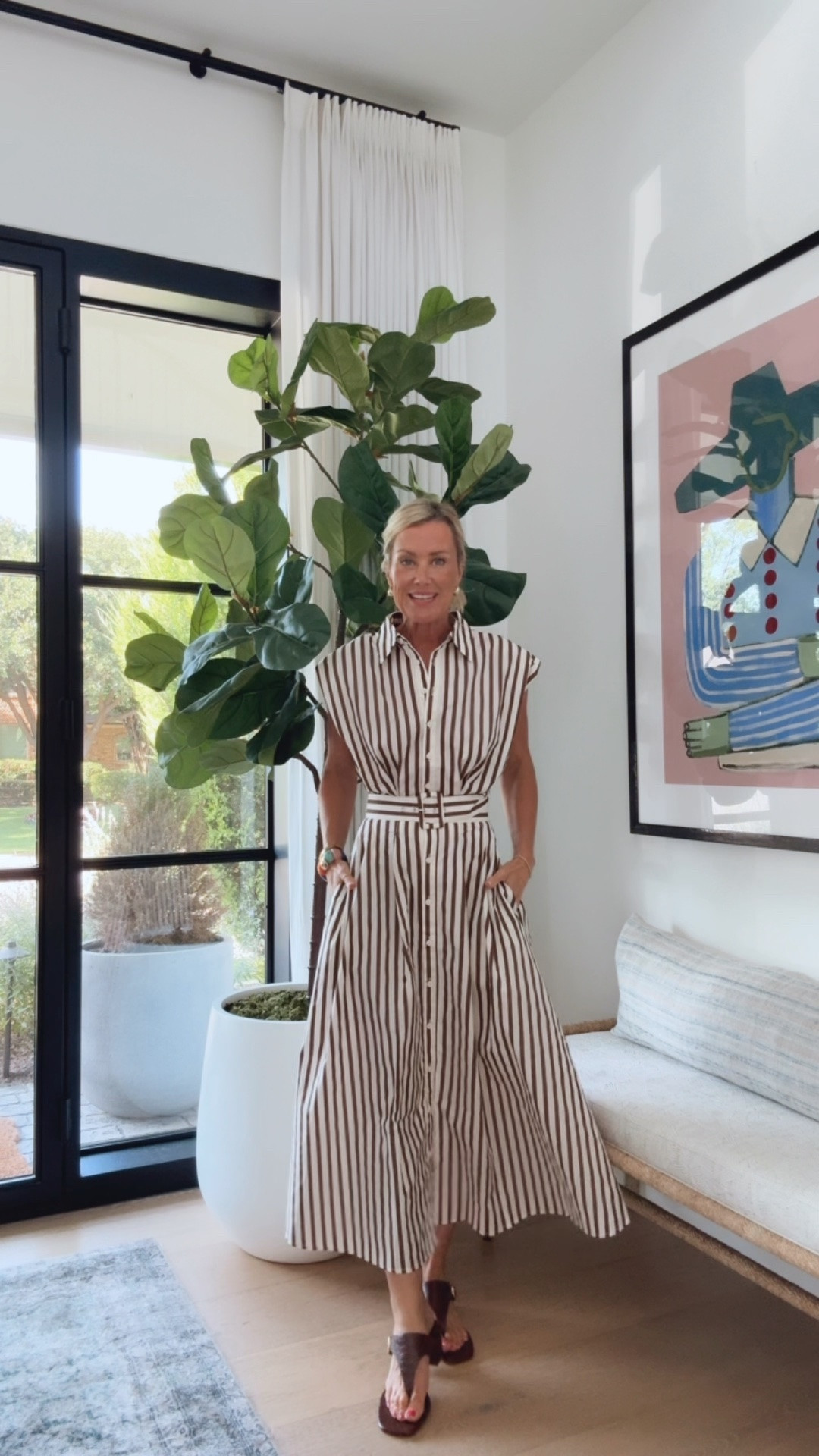 This shirtdress is an easy yes for me! 
Dress: xs

#LTKootd #LTKOver40 #LTKSeasonal