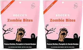Bocce's Bakery All-Natural, Seasonal, Zombie Bites Dog Treats, Wheat-Free, Limited-Ingredient Sof... | Amazon (US)