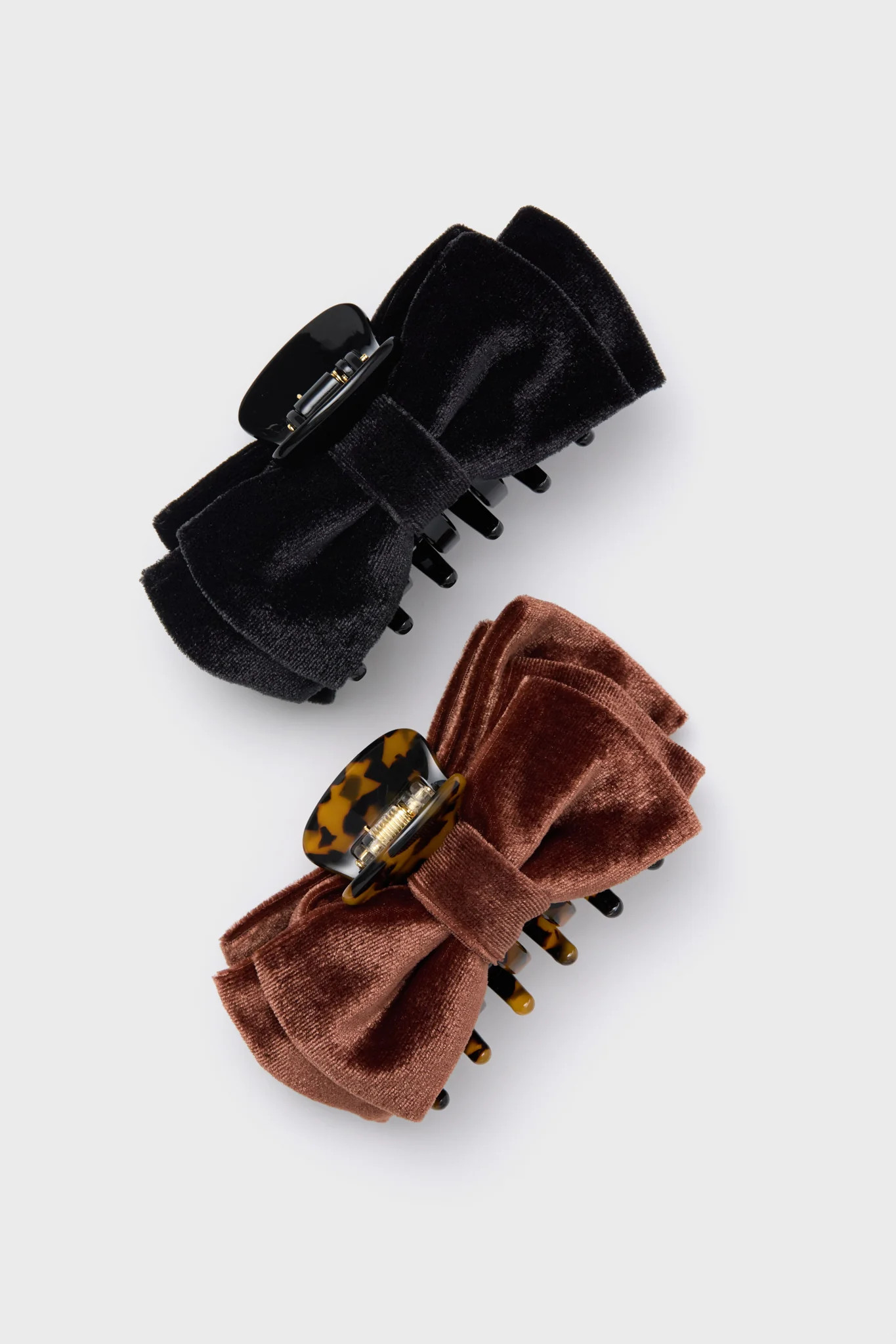 Velvet Bow Claw Clips Set of 2 | Tuckernuck (US)