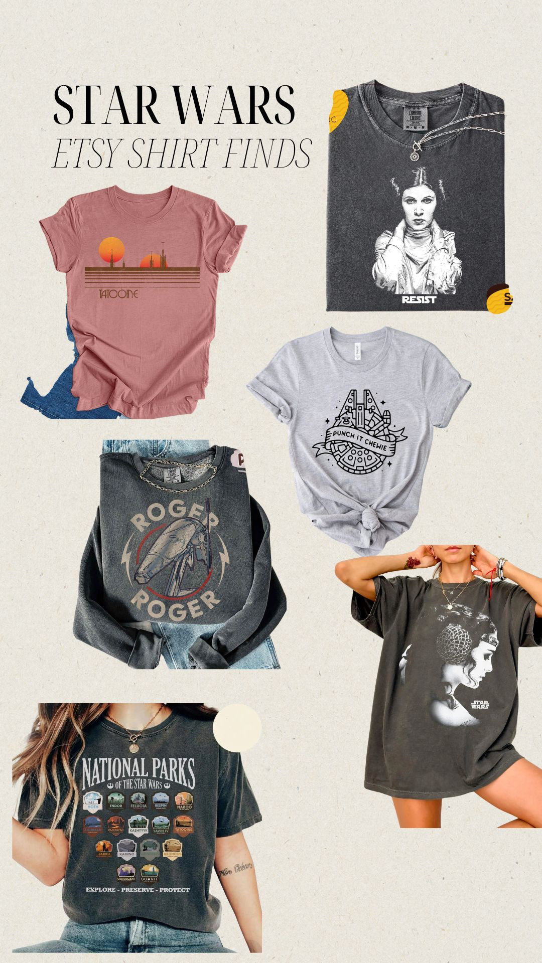Star Wars Etsy shirt finds  

 