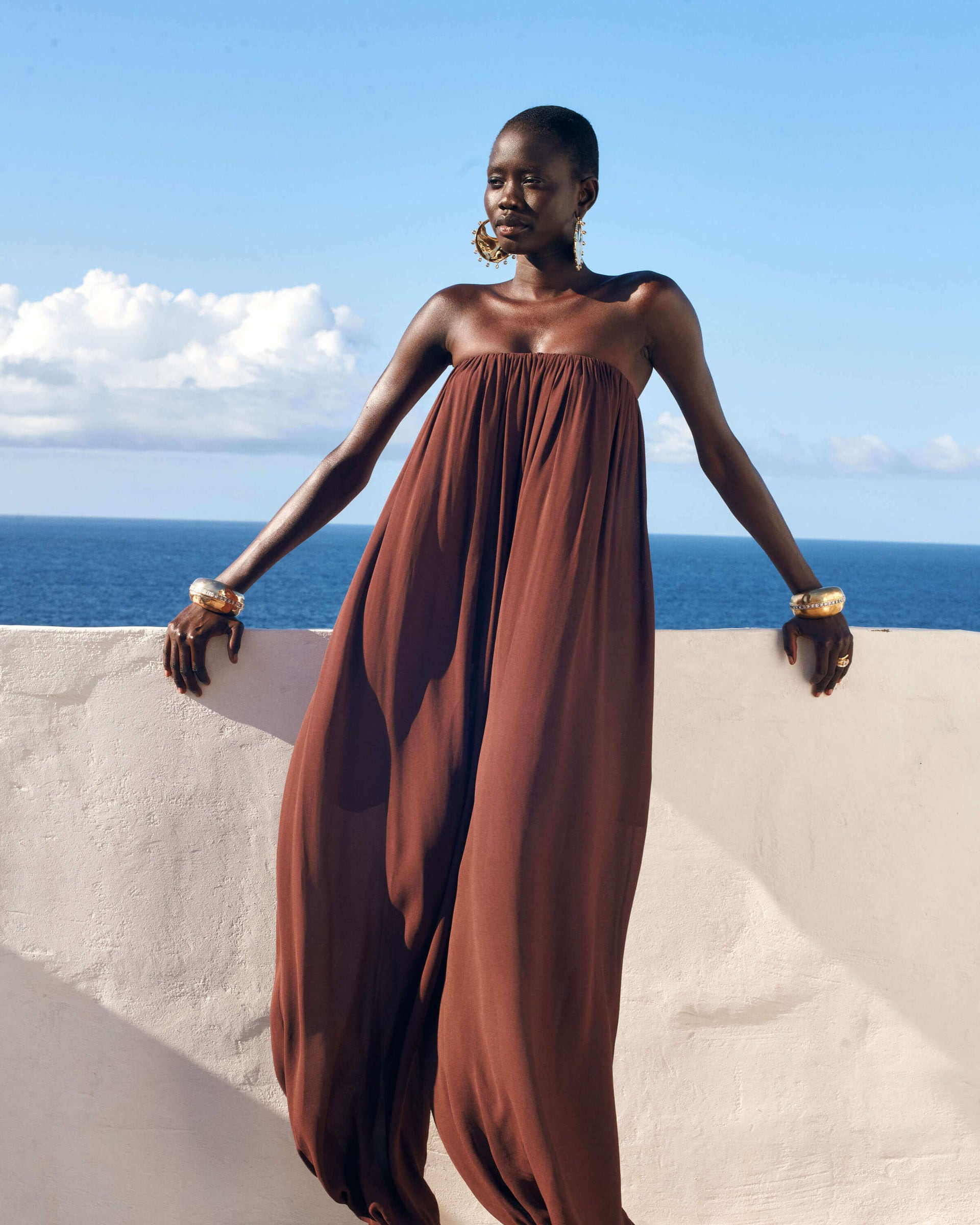 SICILY JUMPSUIT BROWN | Rat & Boa