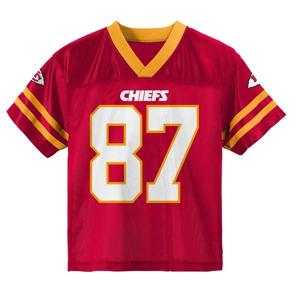 NFL Kansas City Chiefs Toddler Boys' Short Sleeve Travis Kelce Jersey | Target