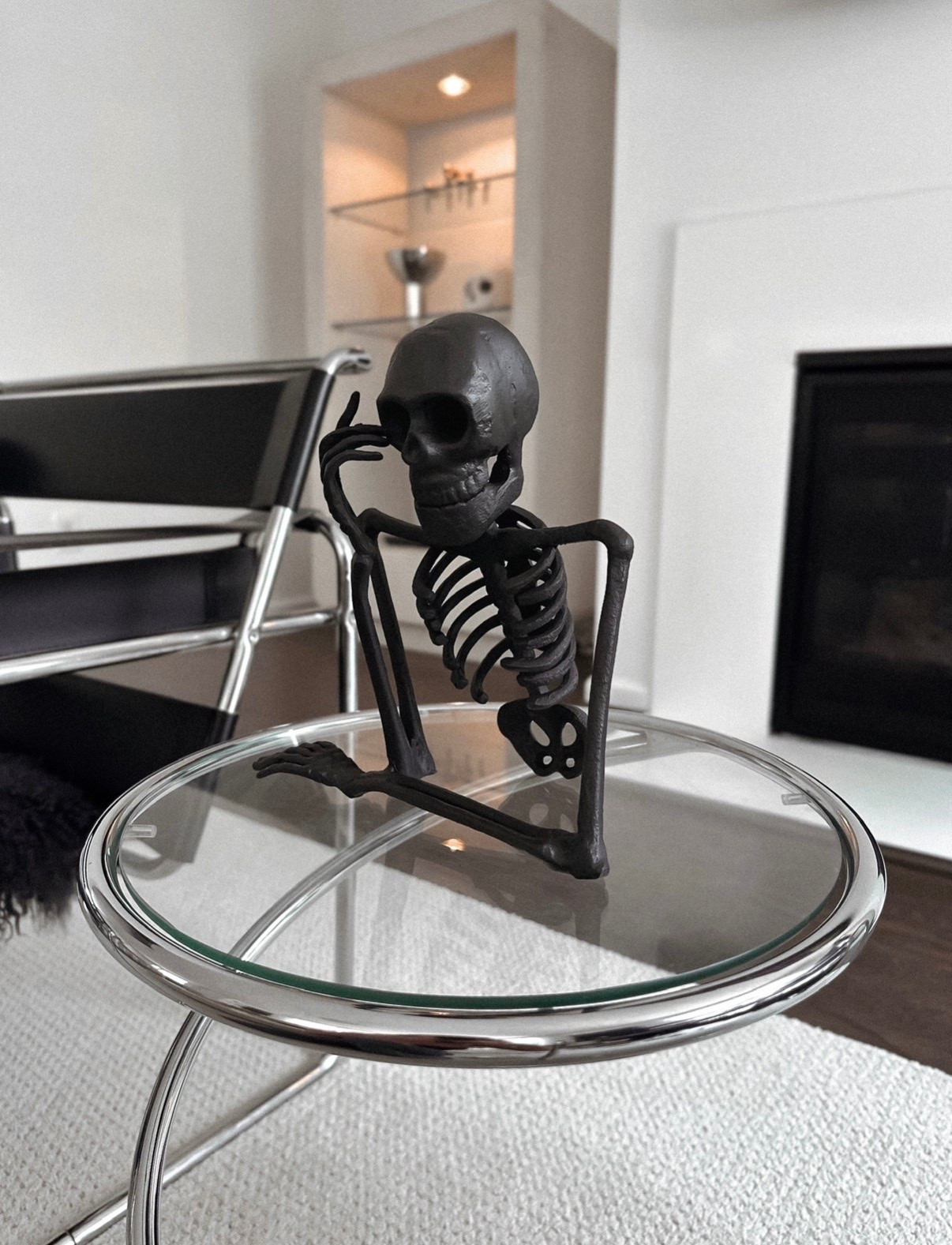 The thinking skeleton from pottery barn is back 💀

#LTKHome