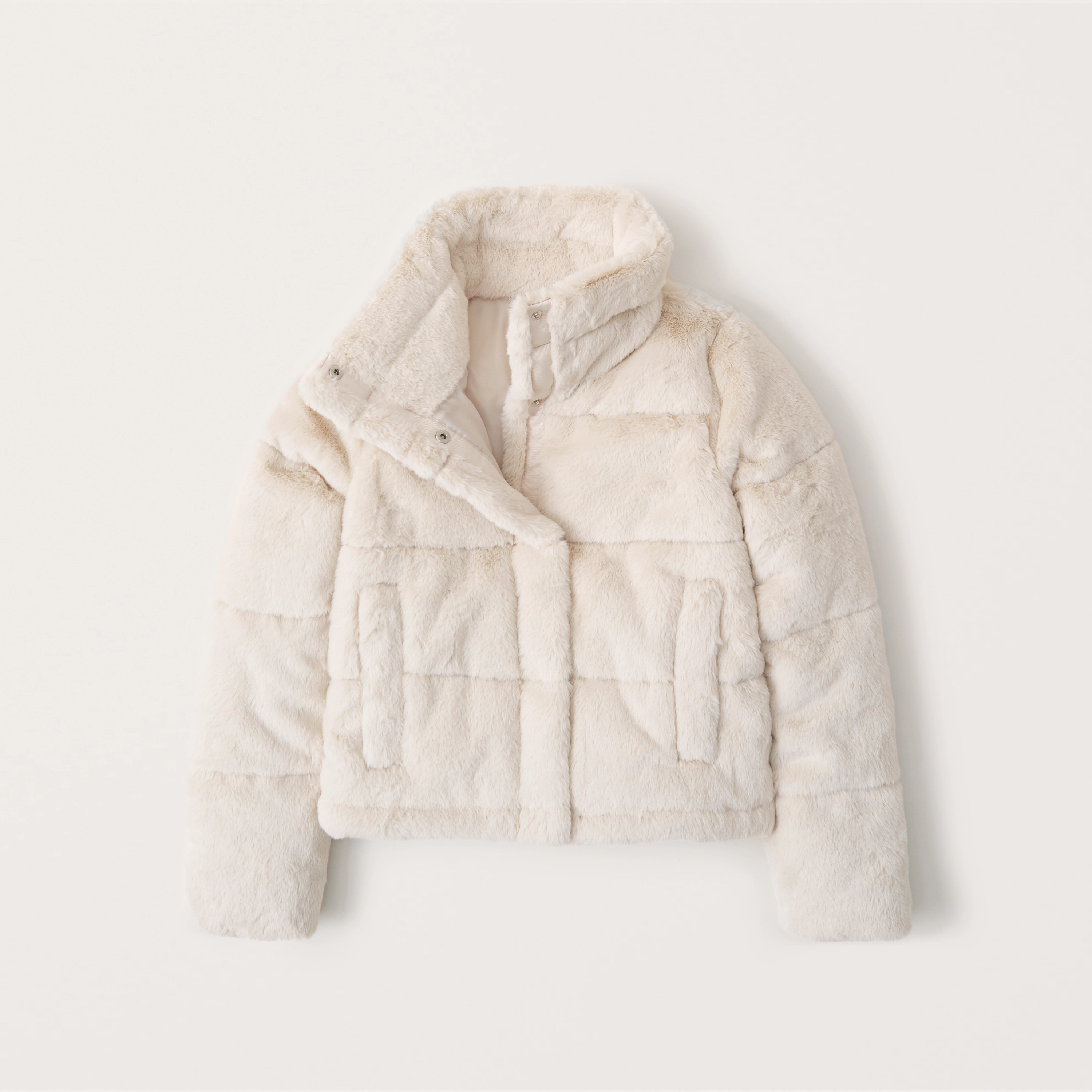 Faux Fur Mini Puffer | Abercrombie & Fitch (US)