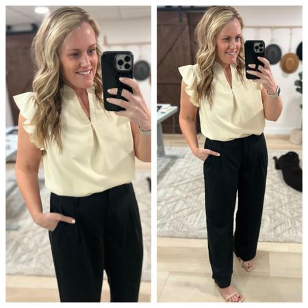 Summer work outfit

spring fashion  spring outfit  casual outfit  everyday outfit  Amazon finds  heels  summer outfit  workwear  trousers

#LTKSeasonal #LTKWorkwear #LTKStyleTip