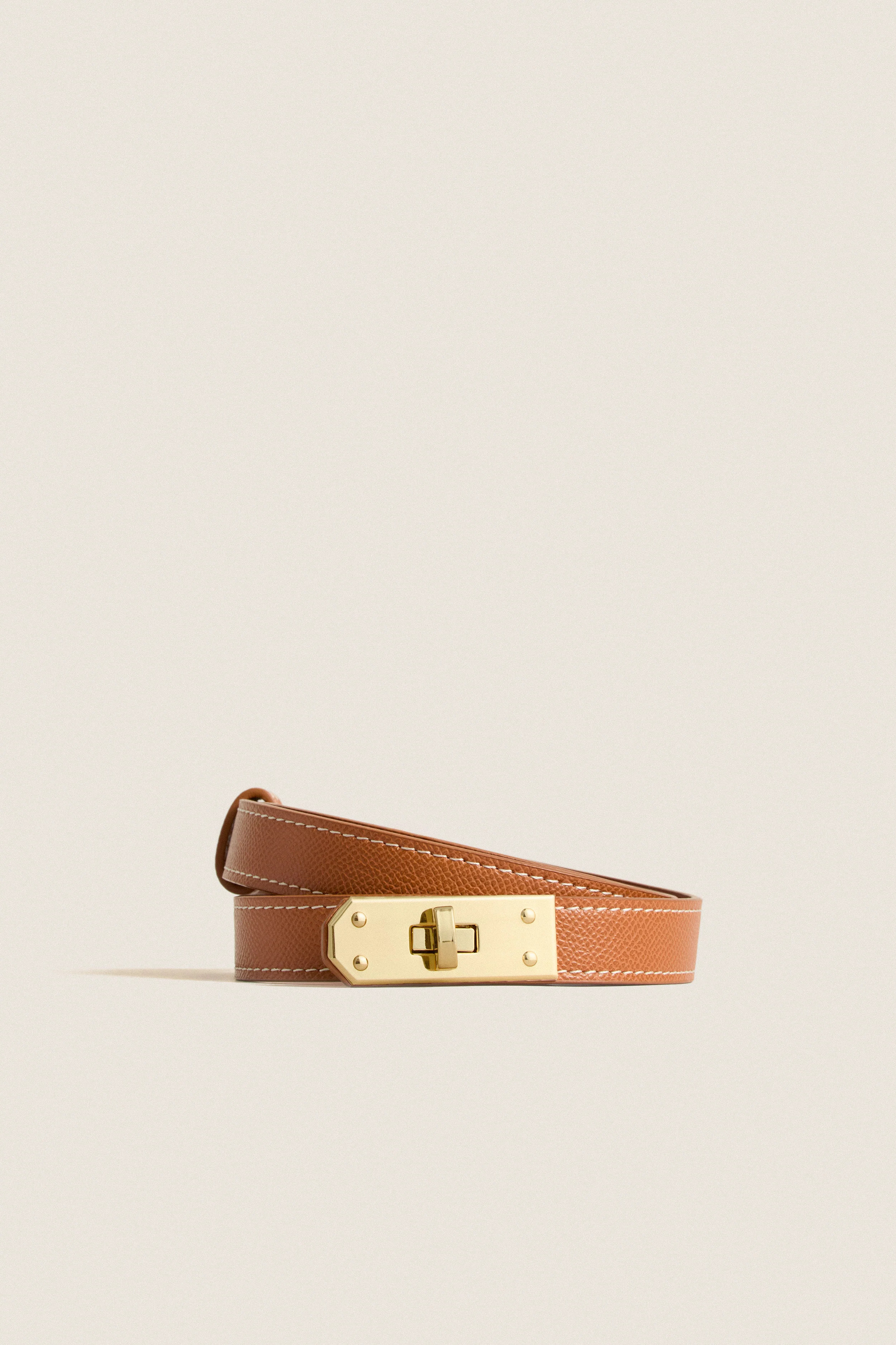 Tan and Gold Blake Belt | Tuckernuck (US)