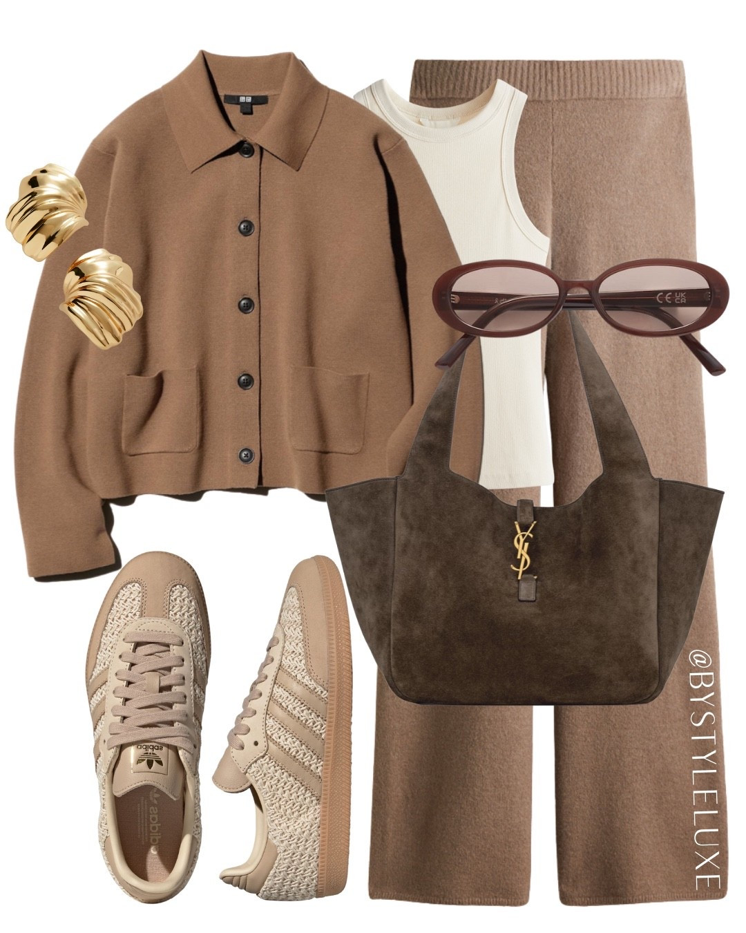 SUEDE BAG - styling one of your fave bags for autumn with this brown tone comfy look . Perfect for the weekend 

#knittedset #adidassamba #suedebag

#LTKbag #LTKshoes #LTKautumn
