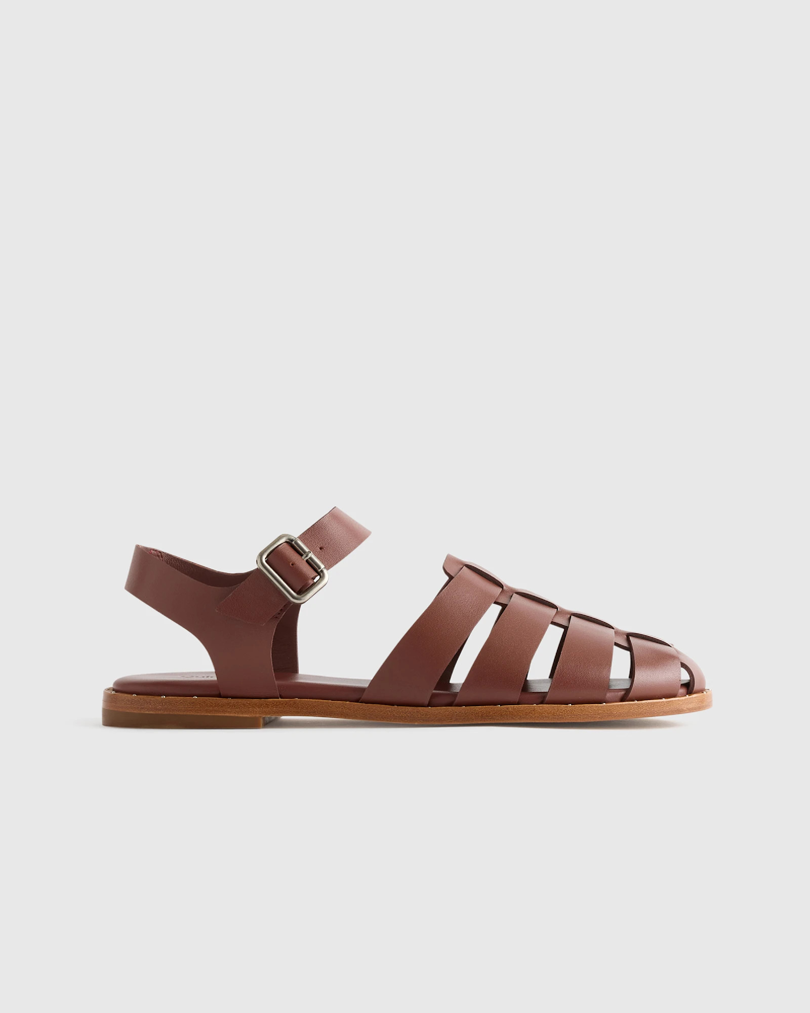 Italian Leather Fisherman Sandal | Quince