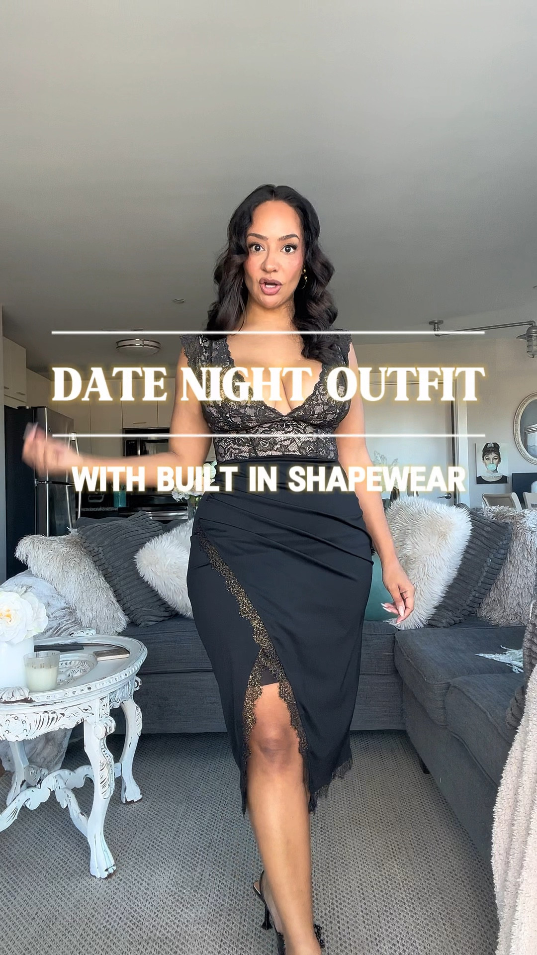 A date night outfit with BUILT IN SHAPEWEAR! Perfection 🖤 Use heyrissyrozay at checkout for a discount 💰 

Sizing ⬇️

5’3 
155 lbs
Size 8 / Medium
Bust: 34DDD
Waist: 28”
Hips: 43”
Wearing Size Medium 

date night outfit, date outfit, shapewear review, bodysuit, bodysuit outfit 

#LTKStyleTip #LTKMidsize #LTKFindsUnder100