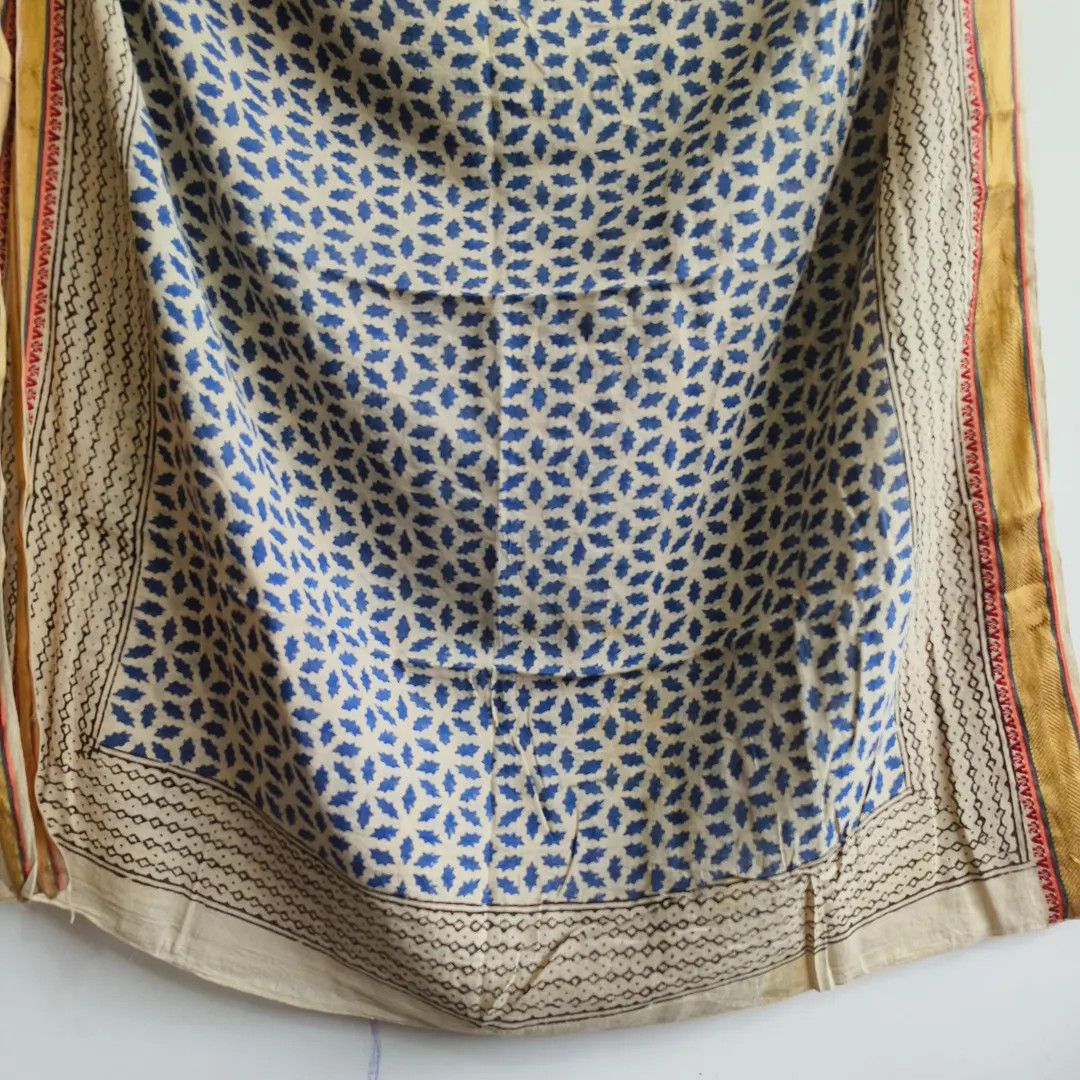 Extra Large Organic Cotton Bandana Scarf: Hand Block Print 42x42 inch | Etsy (US)