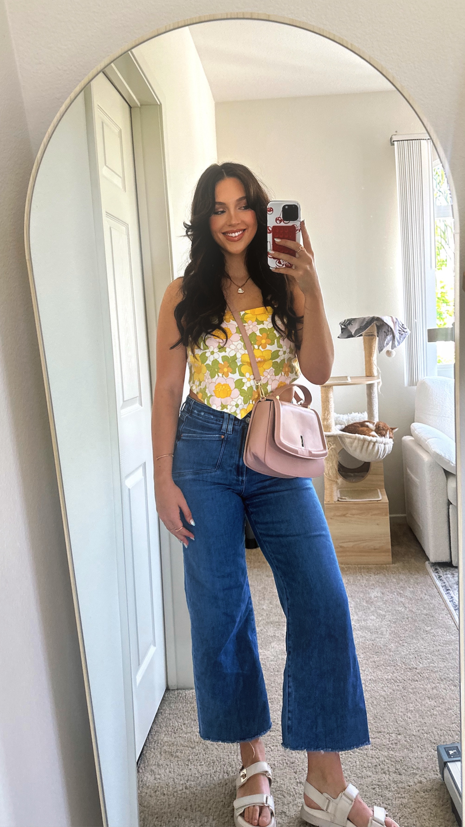 Cute & fun spring/ summer ootd!!! 🩷💛

#LTKStyleTip #LTKSeasonal #LTKFindsUnder100