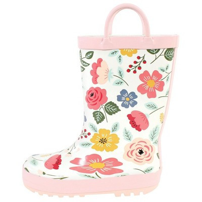 Hudson Baby Rain Boots, Modern Botanical, 5 Youth | Target