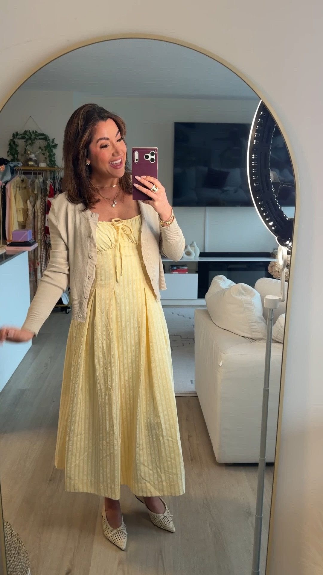 I’m wearing a size Medium in the dress and a Medium in the cardigan 🌸🫶🏼✝️

#LTKootd #LTKgrwm #LTKSeasonal