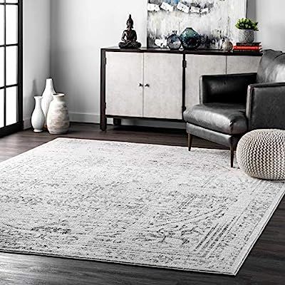 nuLOOM Arlena Vintage Area Rug, 5' x 8', Grey | Amazon (US)