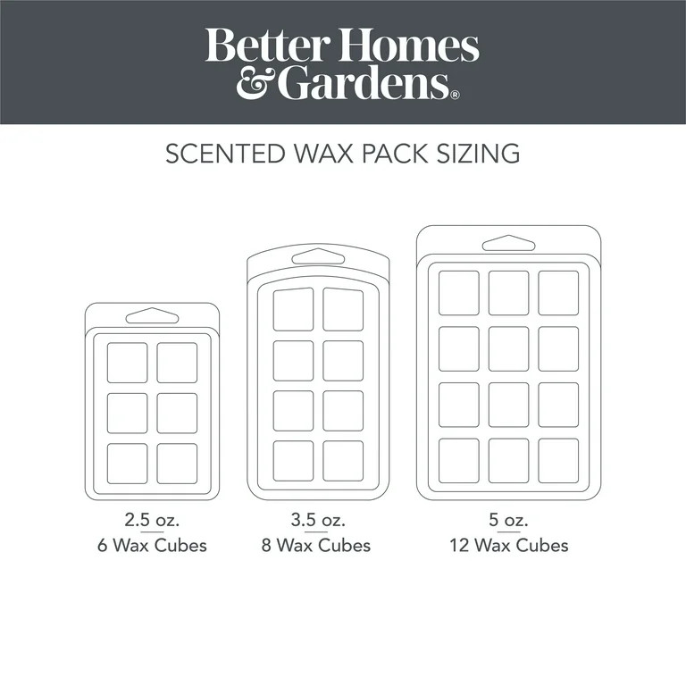 Mahogany & Sandalwood Scented Wax Melts, Better Homes & Gardens, 5 oz (Value Size) | Walmart (US)