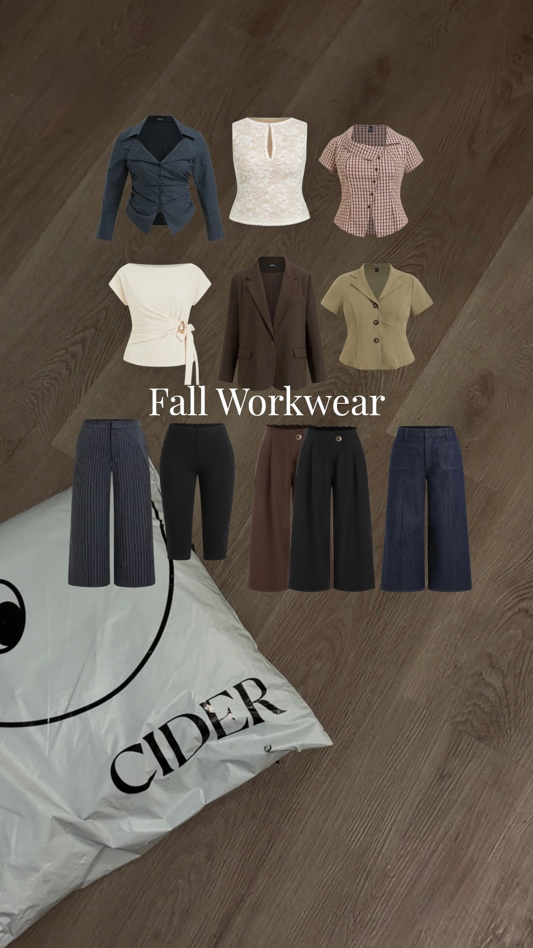 Some new Fall pieces from @CIDER I picked up this week 🤍

#LTKMidsize #LTKWorkwear #LTKSeasonal
