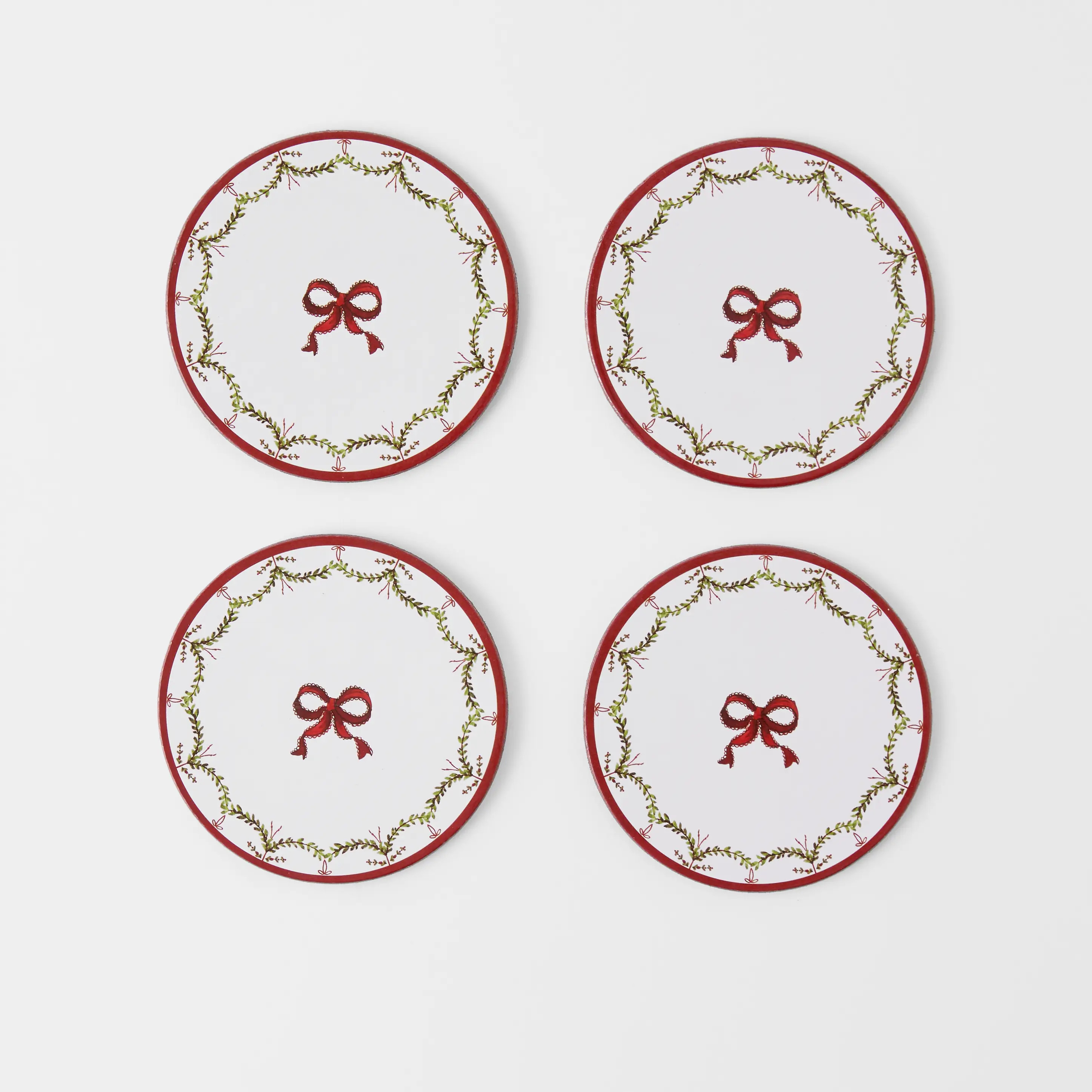 Festive Garland Cork Coasters Set Of 4 | Bed Bath N' Table